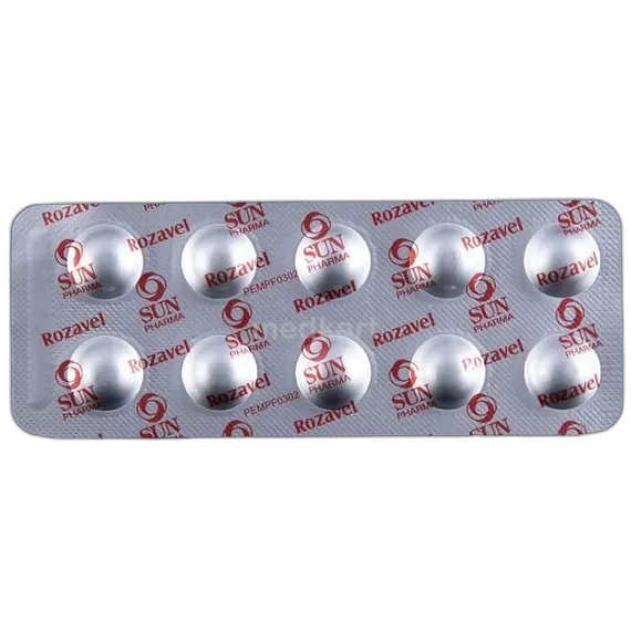 rozavel 5 tablet 15's